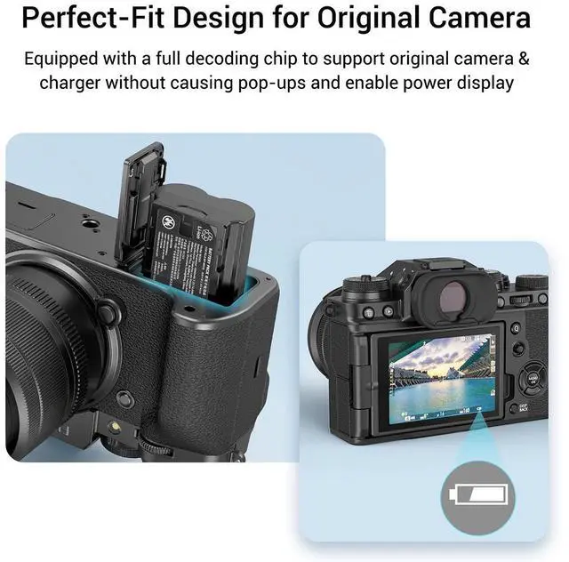 Alt view image 6 of 7 - SmallRig SmallRig Camera Battery and Charger Kit for Fujifilm NP-W235 3822