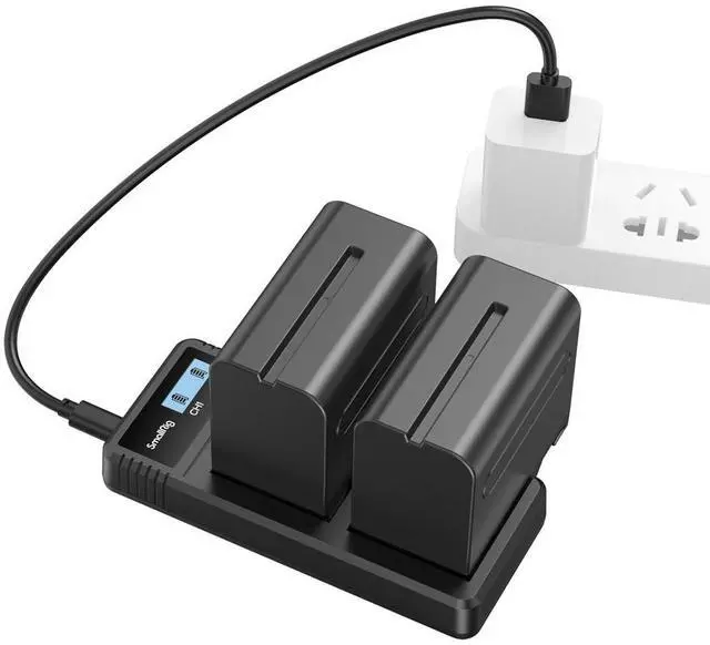 Alt view image 2 of 7 - SmallRig SmallRig Battery and Charger Kit for Sony NP-F970 3823