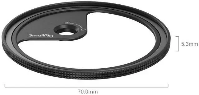 Alt view image 3 of 7 - SmallRig 67mm Smartphone Filter Ring Adapter, M-Mount