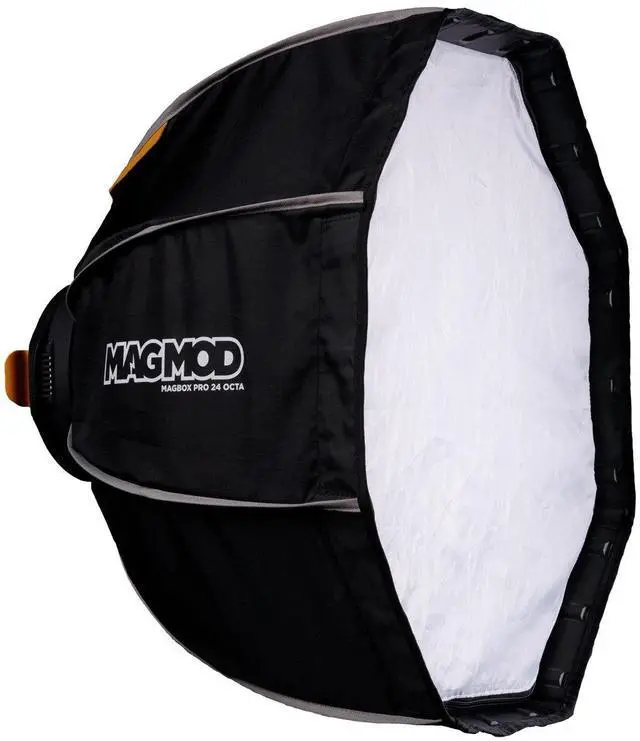 Alt view image 8 of 14 - MagMod MagBox PRO 24"" Octa Softbox with Integrated Gel Slot and Storage Pocket for Fabric Diffuser | Compatible with Speedlight Flashes and Strobes