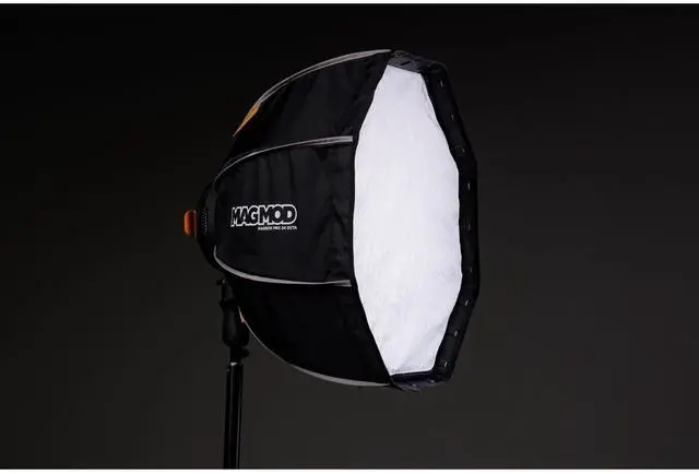 Alt view image 12 of 14 - MagMod MagBox PRO 24"" Octa Softbox with Integrated Gel Slot and Storage Pocket for Fabric Diffuser | Compatible with Speedlight Flashes and Strobes