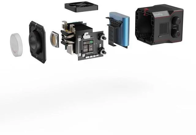 Alt view image 2 of 7 - SmallRig RC 60B 60W Bi-Color COB LED Video Light