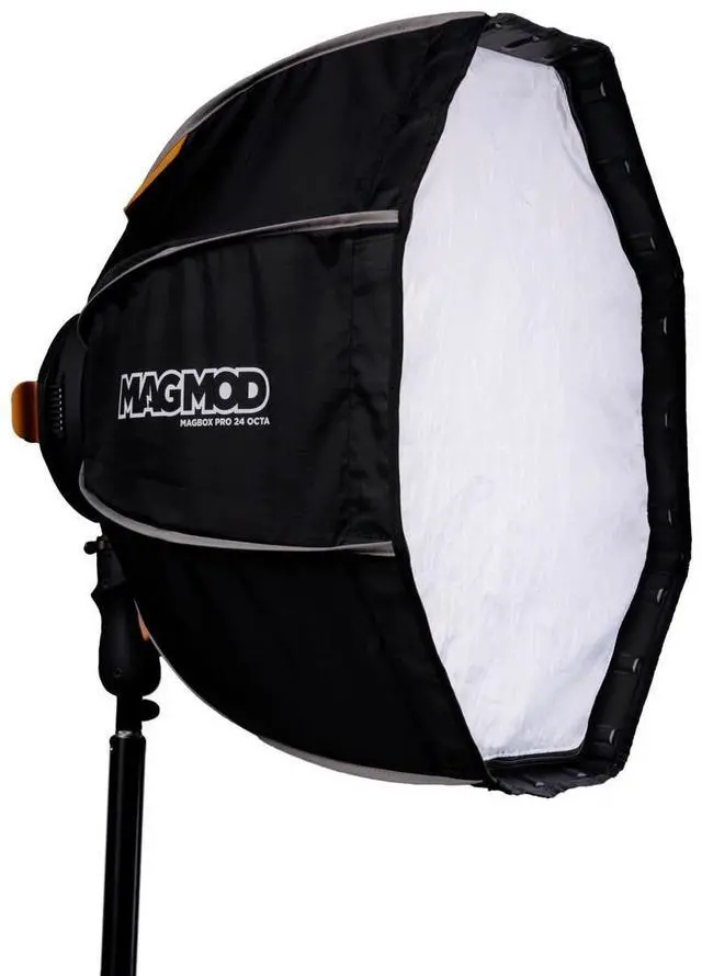Alt view image 9 of 14 - MagMod MagBox PRO 24"" Octa Softbox with Integrated Gel Slot and Storage Pocket for Fabric Diffuser | Compatible with Speedlight Flashes and Strobes