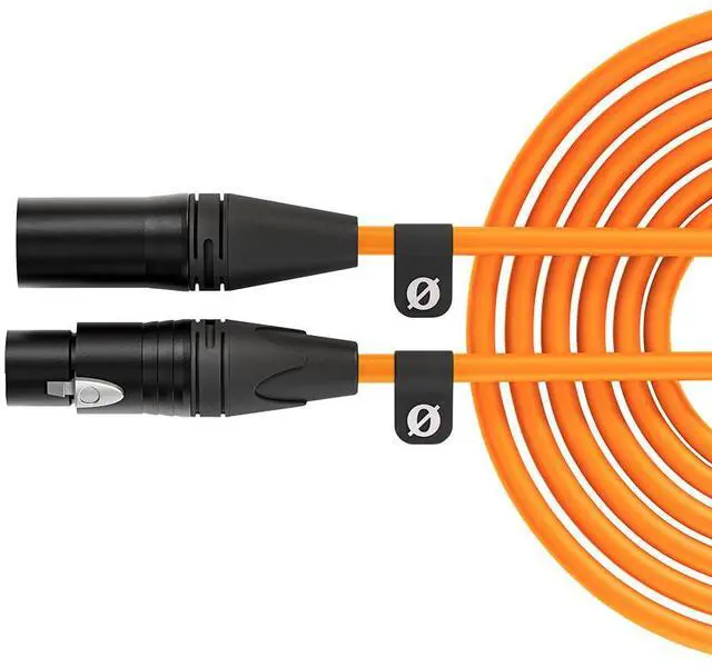 Alt view image 2 of 4 - RDE XLR-6 Premium XLR Cable (6m, Orange)