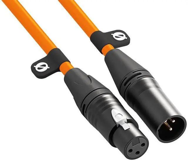 Alt view image 3 of 4 - RDE XLR-6 Premium XLR Cable (6m, Orange)