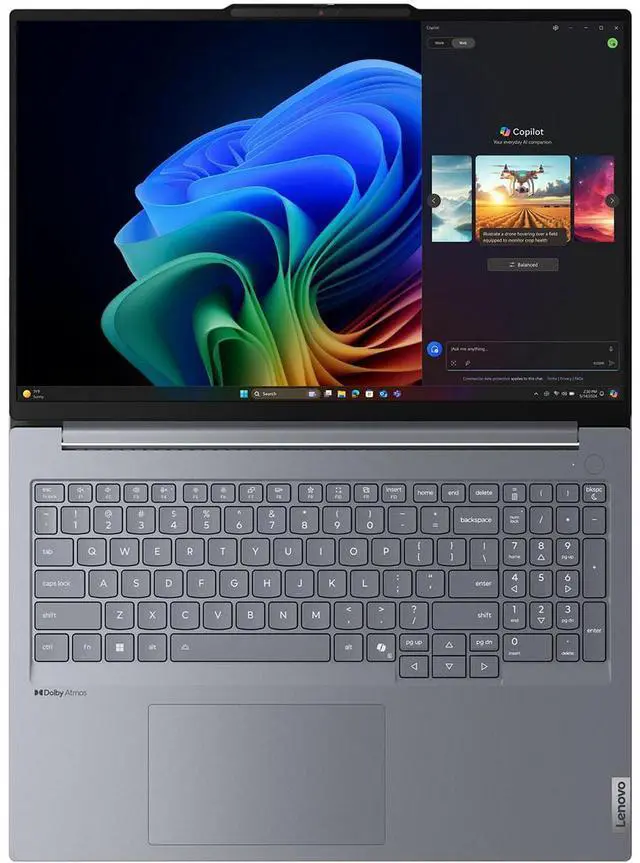 Alt view image 15 of 16 - Lenovo ThinkBook 16 Gen 7 16.0" Qualcomm Snapdragon X Plus X1P-42-100 Qualcomm Adreno 16GB Memory 512GB SSD Windows 11 Pro 21NH000JUS
