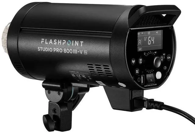 Alt view image 7 of 7 - Flashpoint Studio Pro 800 III-V 800Ws R2 Monolight Flash w/Lamp and Bowens Mount