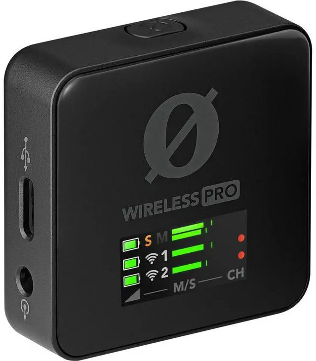 Alt view image 14 of 16 - RODE Wireless PRO Compact Wireless Microphone System with Timecode, 32-bit Float On-board Recording, 2 Lavalier Microphones and Smart Charge Case for Filmmaking and Content Creation
