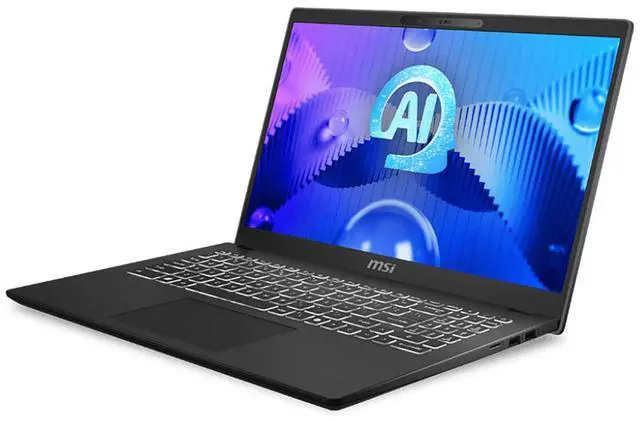 Alt view image 10 of 14 - MSI Modern 15 H AI C1M Modern 15 H AI C1MG-060US 15.6" Notebook - Full HD - Intel Core Ultra 9 185H - 64 GB - 1 TB SSD - Core Black - Intel Chip - 1920 x 1080 - Windows 11 Pro - Intel Arc Graphic