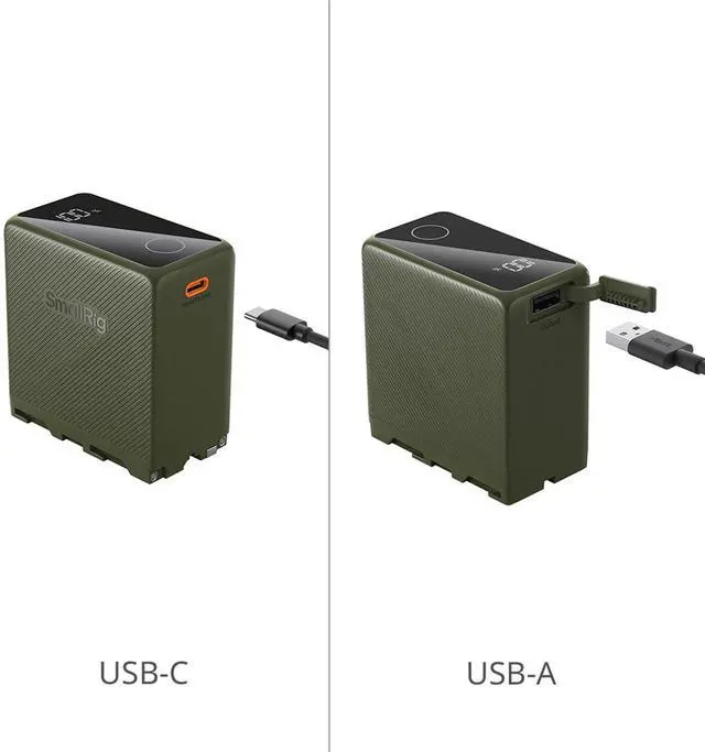 Alt view image 2 of 2 - SmallRig SmallRig USB-C Rechargeable Camera Battery for Sony NP-F970 (Green) 4577
