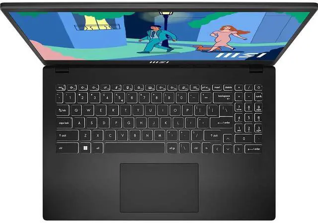 Alt view image 17 of 20 - MSI Modern 15 B13M Modern 15 B13M-886US 15.6" Notebook - Full HD - Intel Core i5 13th Gen i5-1335U - 16 GB - 1 TB SSD - Classic Black - Intel Chip - 1920 x 1080 - Windows 11 Pro - Intel Iris Xe G