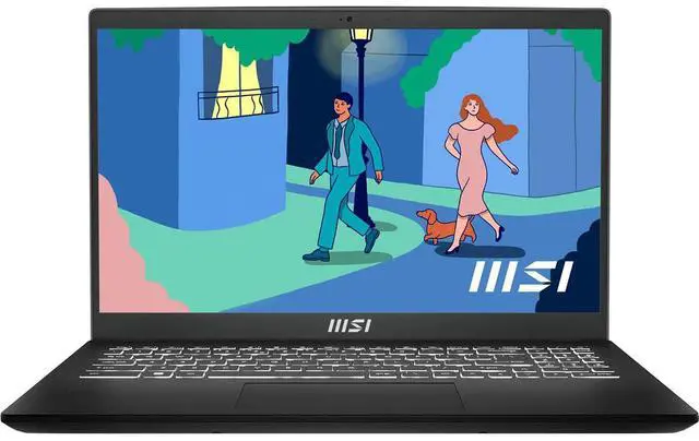 Alt view image 15 of 20 - MSI Modern 15 B13M Modern 15 B13M-886US 15.6" Notebook - Full HD - Intel Core i5 13th Gen i5-1335U - 16 GB - 1 TB SSD - Classic Black - Intel Chip - 1920 x 1080 - Windows 11 Pro - Intel Iris Xe G