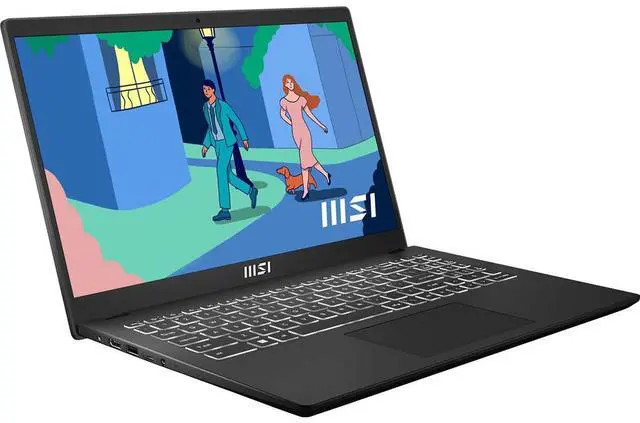 Alt view image 16 of 20 - MSI Modern 15 B13M Modern 15 B13M-886US 15.6" Notebook - Full HD - Intel Core i5 13th Gen i5-1335U - 16 GB - 1 TB SSD - Classic Black - Intel Chip - 1920 x 1080 - Windows 11 Pro - Intel Iris Xe G