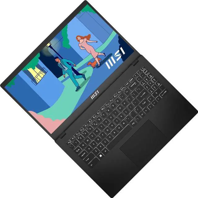 Alt view image 19 of 20 - MSI Modern 15 B13M Modern 15 B13M-886US 15.6" Notebook - Full HD - Intel Core i5 13th Gen i5-1335U - 16 GB - 1 TB SSD - Classic Black - Intel Chip - 1920 x 1080 - Windows 11 Pro - Intel Iris Xe G