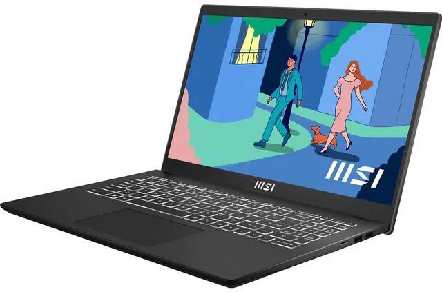 Alt view image 18 of 20 - MSI Modern 15 B13M Modern 15 B13M-886US 15.6" Notebook - Full HD - Intel Core i5 13th Gen i5-1335U - 16 GB - 1 TB SSD - Classic Black - Intel Chip - 1920 x 1080 - Windows 11 Pro - Intel Iris Xe G