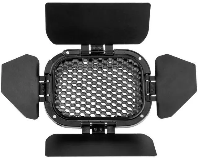 Alt view image 6 of 7 - Flashpoint Barndoor Kit For The eVOLV 200 Fresnel Head #P.00.13