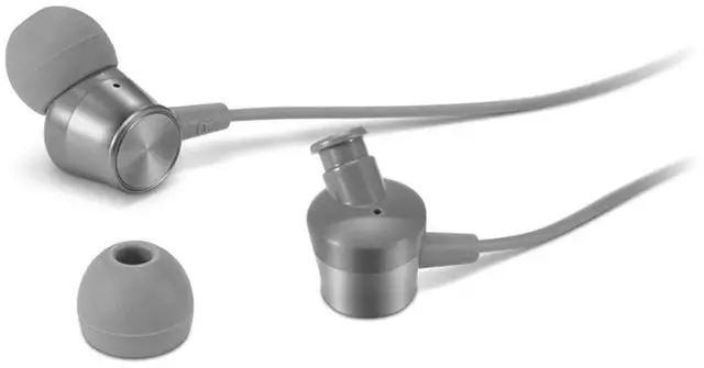 Alt view image 8 of 9 - lenovo - 300 wired in-ear usb-c headphones - in-line microphone - usb-c connectivity - play & pause button - 3 sizes silicone ear tips included