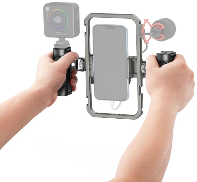 Alt view image 3 of 6 - SmallRig All-In-One Video Kit Basic for Smartphone Vlogging Live Streaming