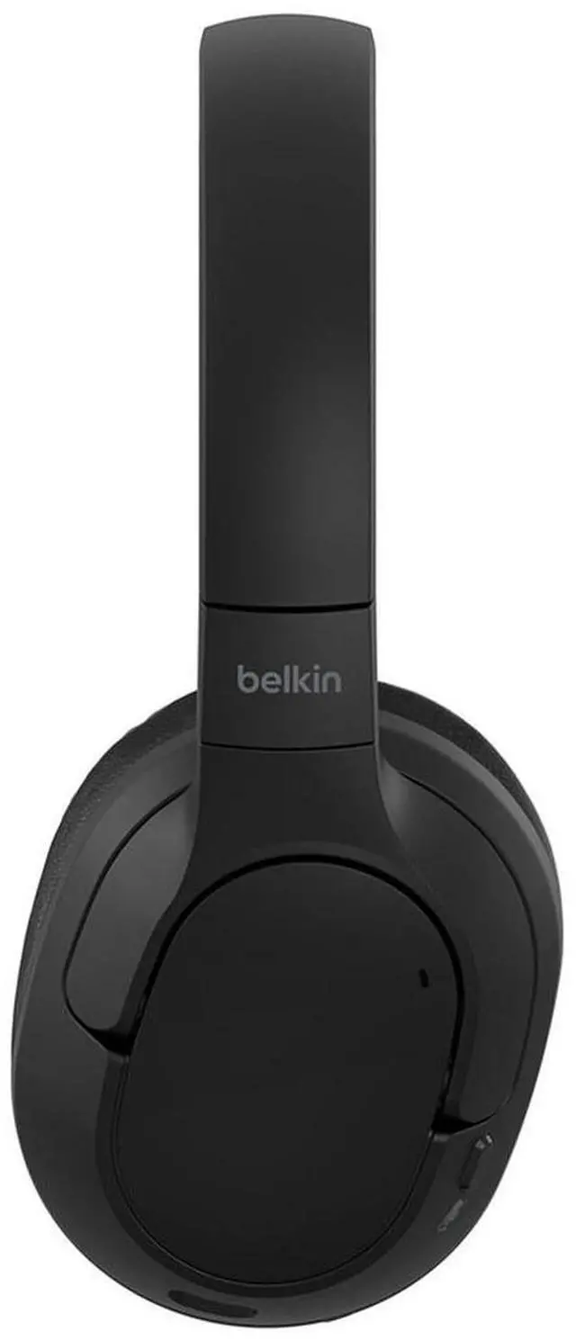 Alt view image 13 of 13 - Belkin SoundForm Surround Wireless Over-Ear Headphones - Black