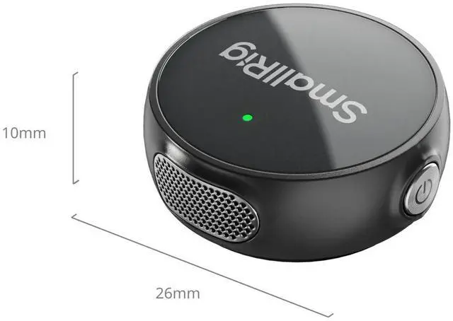 Alt view image 6 of 7 - SmallRig SmallRig S 60 Wireless Microphone, Black