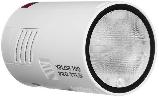 Alt view image 3 of 7 - Flashpoint XPLOR 100 Pro TTL R2 Battery-Powered Monolight - White #XPLOR-100PT-W