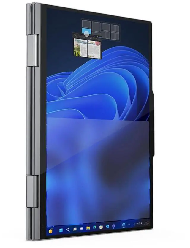 Alt view image 13 of 15 - Lenovo ThinkPad X1 Gen 9 14" Touchscreen Convertible 2 in 1 Notebook - Intel Core Ultra 7 155U - Intel Evo Platform - 16 GB - 512 GB SSD - Gray - Windows 11 Pro - Webcam  21KE005UUS