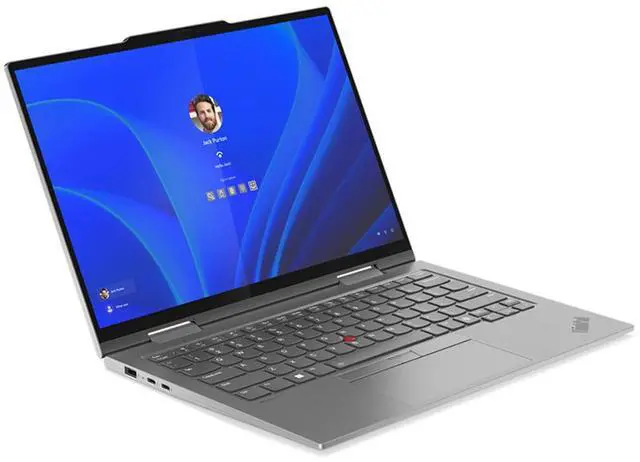 Alt view image 15 of 15 - Lenovo ThinkPad X1 Gen 9 14" Touchscreen Convertible 2 in 1 Notebook - Intel Core Ultra 7 155U - Intel Evo Platform - 16 GB - 512 GB SSD - Gray - Windows 11 Pro - Webcam  21KE005UUS