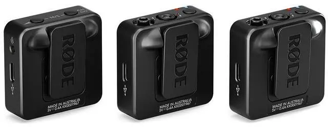 Alt view image 10 of 14 - RODE Microphone Wireless GO (Gen 3) 2-Person Compact Digital Wireless Microphone System/Recorder (2.4 GHz, Black)