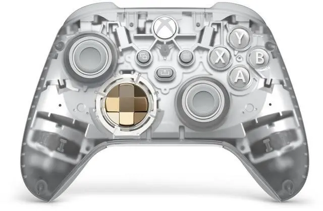 Alt view image 9 of 15 - Xbox Wireless Controller Ghost Cipher Special Edition - Wireless & Bluetooth Connectivity - New Hybrid D-Pad - New Share Button - Featuring Textured Grip - Easily Pair & Switch Between Devices