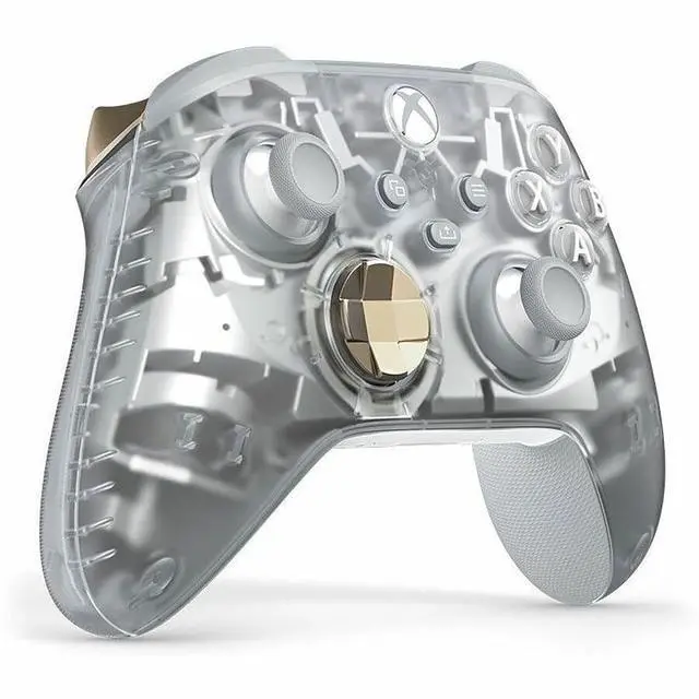 Alt view image 10 of 15 - Xbox Wireless Controller Ghost Cipher Special Edition - Wireless & Bluetooth Connectivity - New Hybrid D-Pad - New Share Button - Featuring Textured Grip - Easily Pair & Switch Between Devices