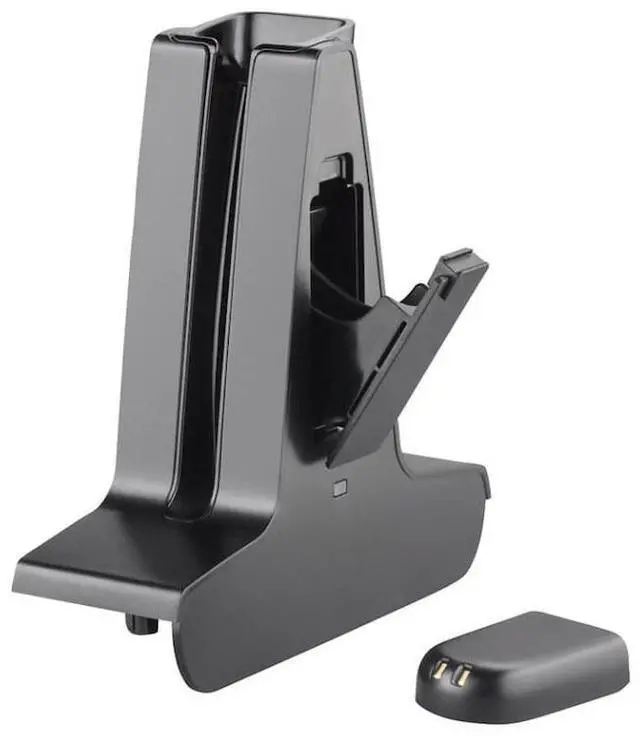 Alt view image 9 of 9 - Poly SAVI 8200 UC 8245 Headset - Mono, Stereo - USB Type A - Wireless - DECT - 449.5 ft - 32 Ohm - 20 Hz - 20 kHz - Over-the-ear - Monaural - In-ear - Noise Cancelling Microphone - Black