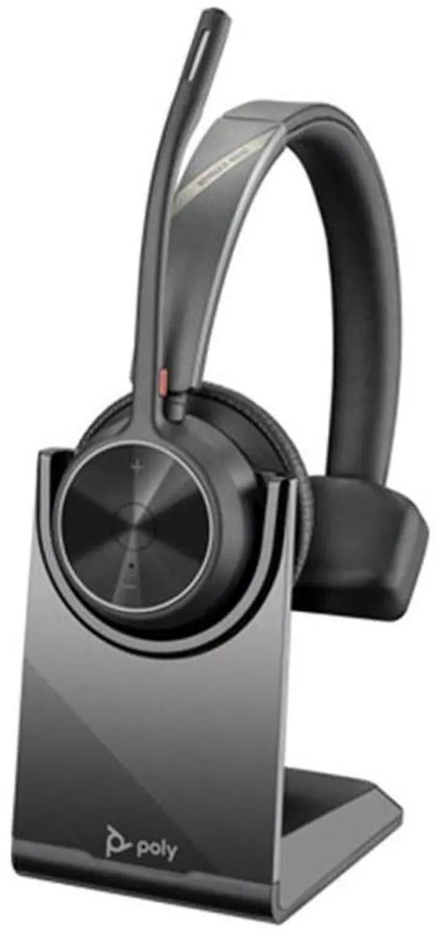 Alt view image 10 of 15 - Poly Voyager 4310 USB-A Headset with charge stand