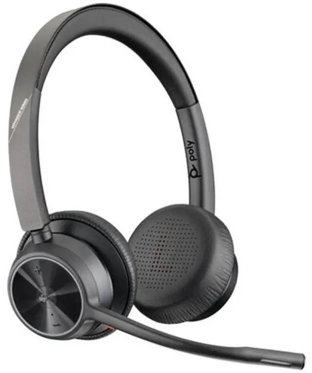 Alt view image 15 of 19 - Poly Voyager 4320-M Microsoft Teams Certified Headset with charge stand