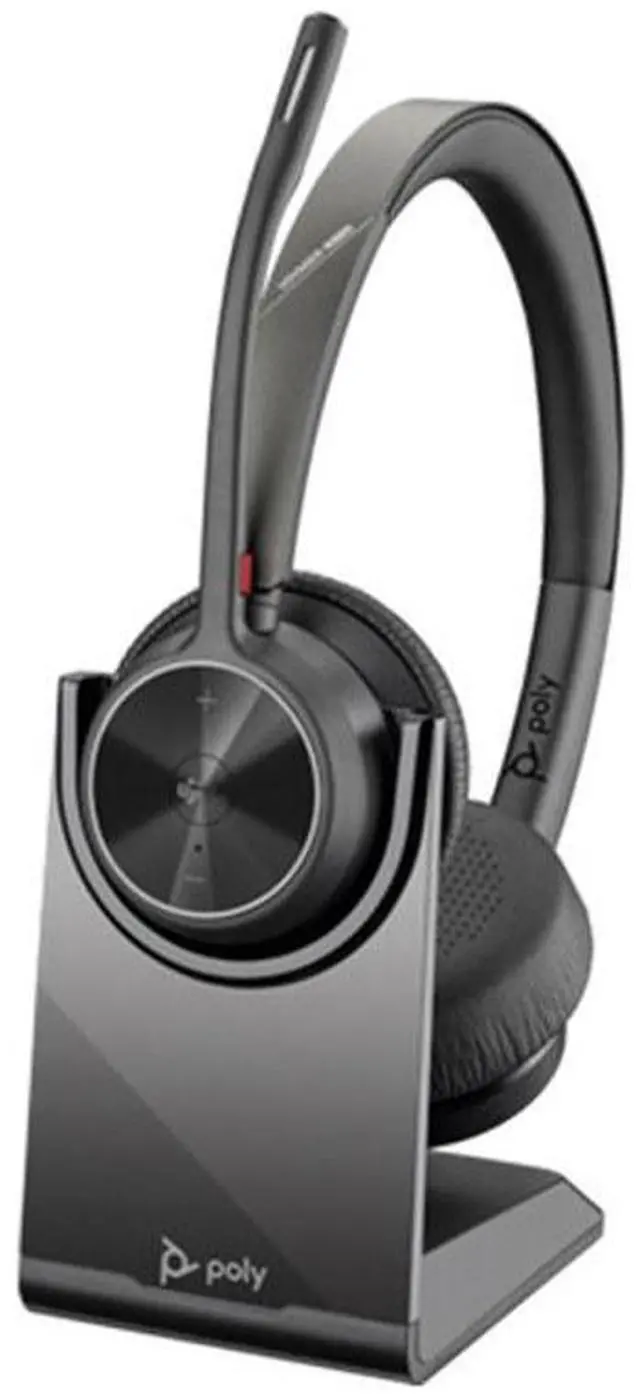 Alt view image 14 of 19 - Poly Voyager 4320-M Microsoft Teams Certified Headset with charge stand
