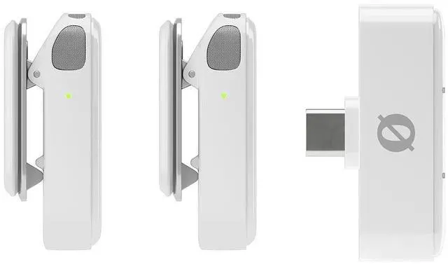 Alt view image 11 of 13 - RODE Wireless Micro 2-Person Ultracompact Wireless Microphone System with USB-C Connector (2.4 GHz, White)