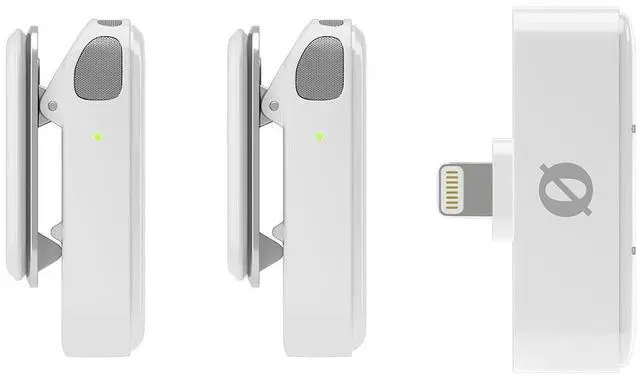Alt view image 9 of 14 - RODE Microphone Wireless Micro 2-Person Ultracompact Wireless Microphone System with Lightning Connector (2.4 GHz, White)