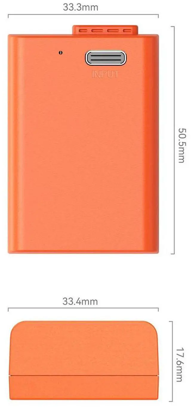 Alt view image 5 of 7 - SmallRig EN-EL25 9.5Wh 7.6V 1250mAh USB-C Rechargeable Camera Battery, Orange