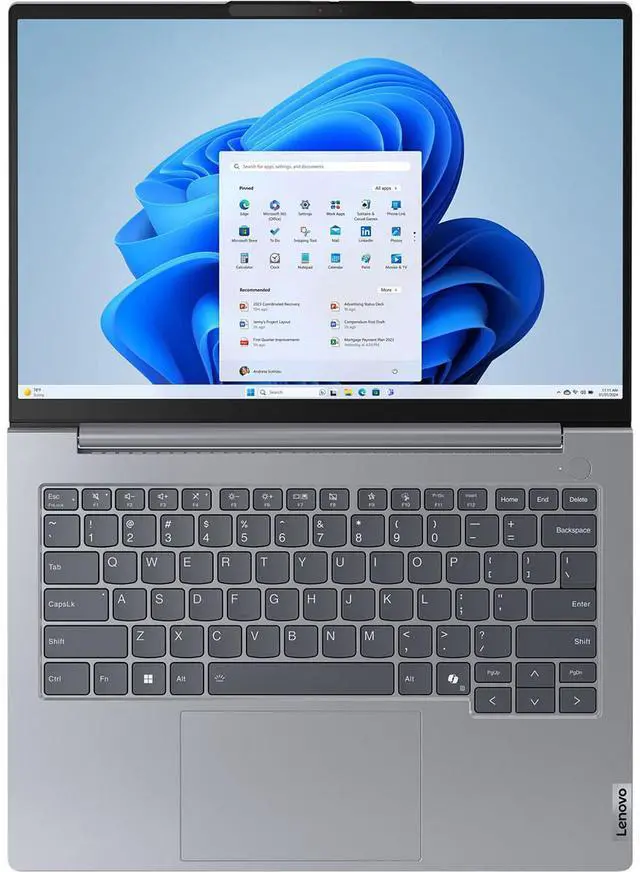 Alt view image 14 of 14 - Lenovo ThinkBook 14 Gen 7 14.0" Touch Screen AMD Ryzen 5 7535HS AMD Radeon 660M 16GB Memory 512GB SSD Windows 11 Pro 21MV0009US