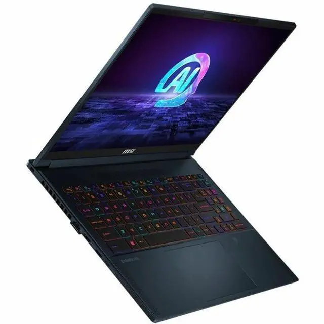 Alt view image 9 of 11 - MSI Stealth 16 AI, 16" QHD+ 240Hz Display, Ultra Thin and Light Gaming Laptop, Star Blue, Intel® Core Ultra7-155H, RTX 4060, 32GB DDR5, 1TB NVMe SSD, Win 11 Pro - Gaming Laptop