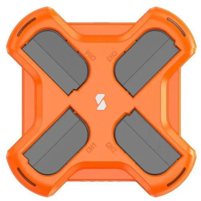 Alt view image 2 of 7 - SmallRig 4-Channel Camera Battery Charger for Canon LP-E6NH Battery