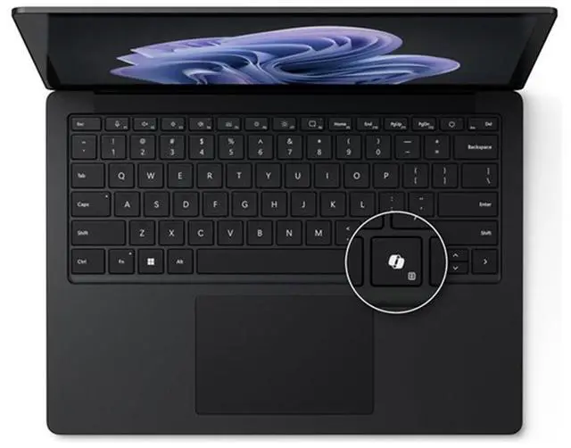 Alt view image 9 of 9 - Microsoft Laptop Surface Laptop 6 Intel Core Ultra 5 135H 32GB Memory 512 GB SSD Intel Arc Graphics 13.5" Touch Screen Windows 11 Pro 64-bit ZJT-00001