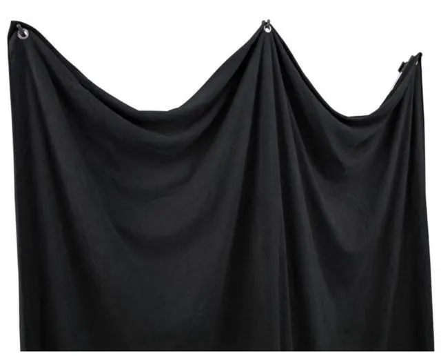 Alt view image 2 of 2 - Westcott 8x13' X-Drop Pro Wrinkle-Resistant Backdrop, Rich Black Sweep