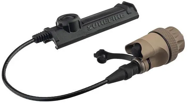 Alt view image 2 of 2 - SureFire DS-SR07 Push-Button Switch with 7" Remote Dual Switch for Scout Light WeaponLights, Tan