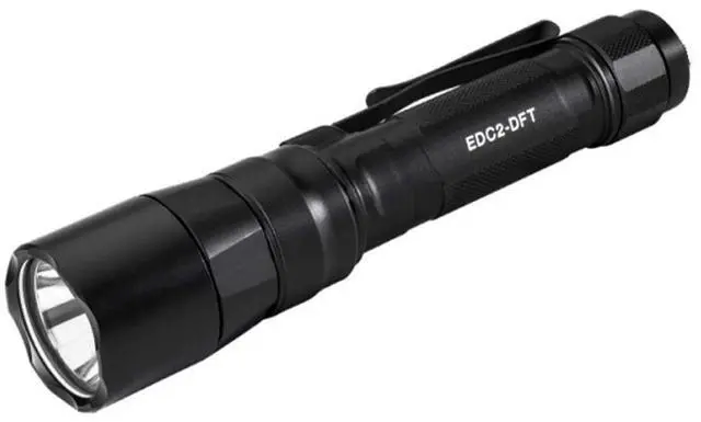 Alt view image 3 of 5 - SureFire EDC2-DFT High-Candela Everyday Carry LED Flashlight 700 Lumens Gray