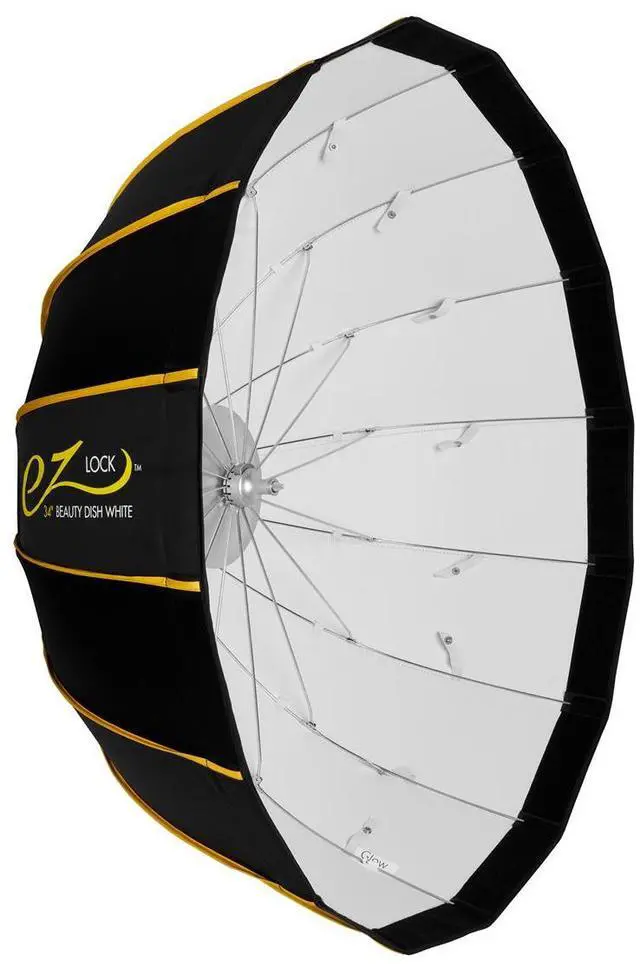Main image of Glow EZ Lock Collapsible White Beauty Dish (34") #EZ-BD-34W