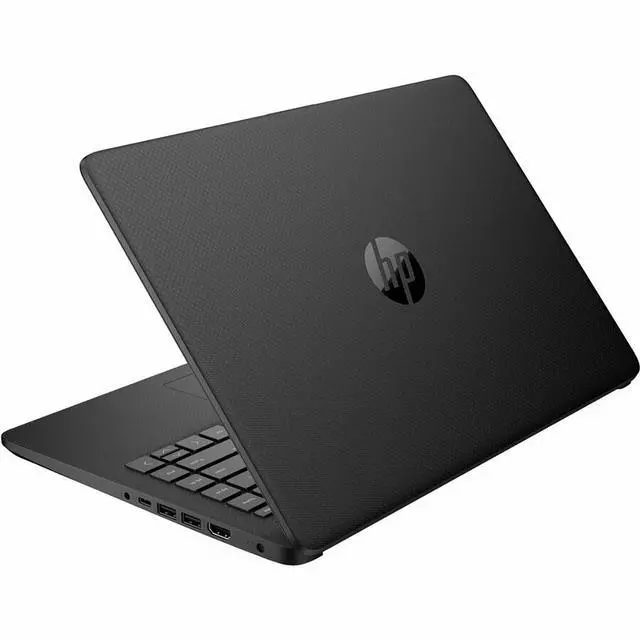 Alt view image 4 of 7 - HP 14-dq3110nr 14" HD Laptop, Intel Celeron N4500 1.1GHz, 4GB RAM, 64GB eMMC, Windows 11 Home S Mode, Jet Black
