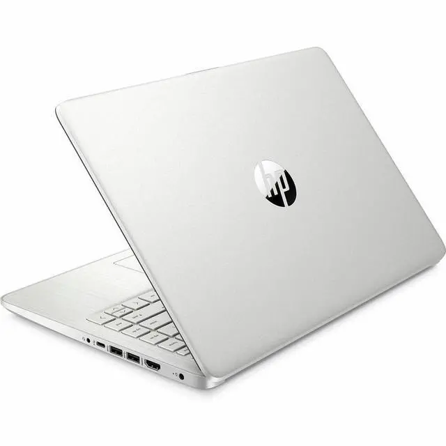 Alt view image 8 of 8 - HP 14-dq3120nr 14" HD Laptop, Intel Celeron N4500 1.1GHz, 4GB RAM, 64GB eMMC, Windows 11 Home S Mode, Snowflake White