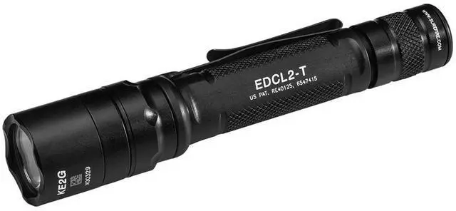 Alt view image 20 of 20 - SUREFIRE EDCL2-T Black Tactical Handheld Flashlight, CR123A, 1200/5lm