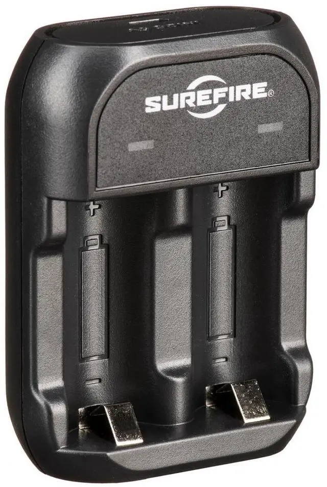 Alt view image 10 of 10 - Surefire 123A 450mAh 3.2V Rechargeable Batteries with Charger SFLFP123-KIT