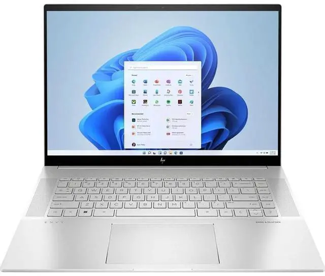 Alt view image 2 of 7 - HP Envy 16-h1000 16" Touchscreen Notebook - Intel Core i7 13th Gen -13700H - 16 GB - 512 GB SSD - Natural Silver Aluminum - Windows 11 Home - In-plane Switching (IPS) Technology A75W7UA#ABA